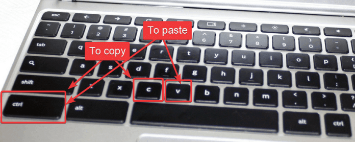 Copy and Paste Chromebook