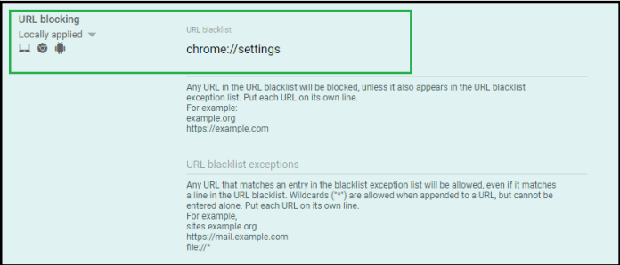 3 Effective Ways on How to Block Specific Websites on Chromebook 2 G-suite website blocking on chromebook