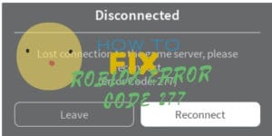 roblox error code 277 image