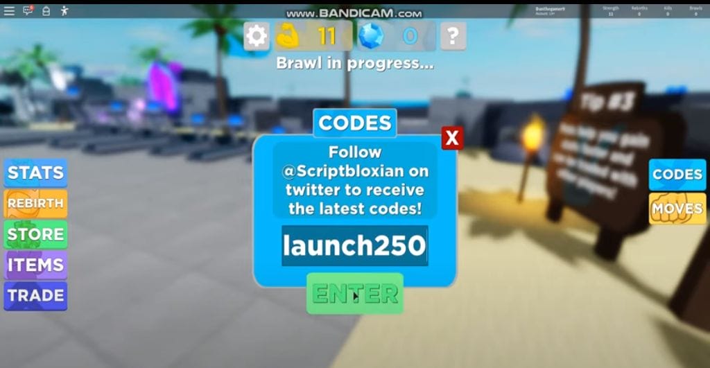How to redeem Muscle Legends Codes