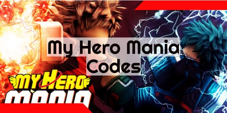 My Hero Mania Codes