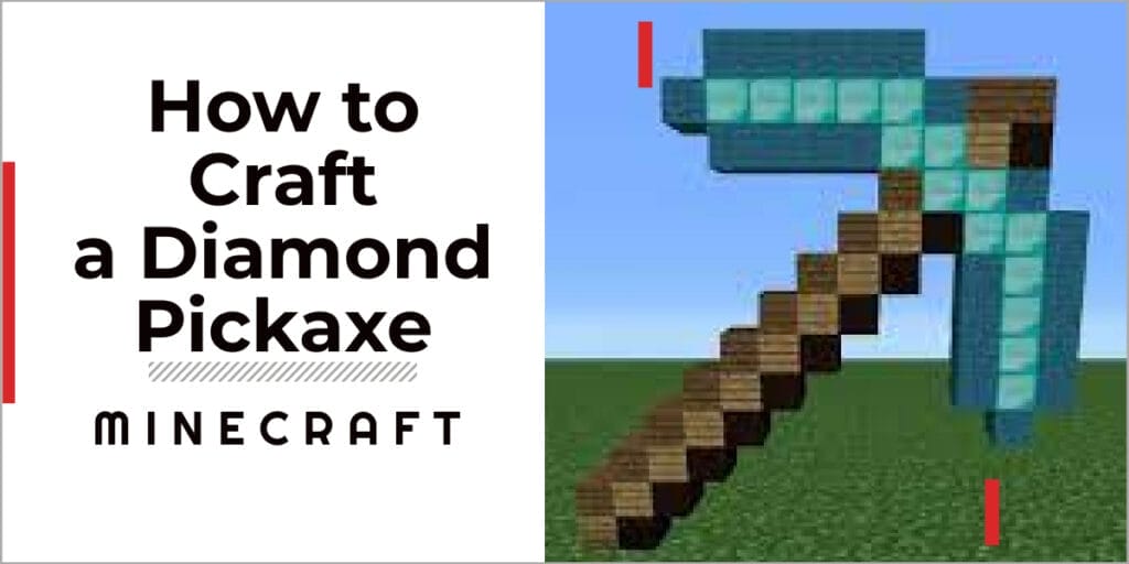 How To Craft a Diamond Pickaxe in Minecraft - The Best Mining Tool 1 How To Craft a Diamond Pickaxe in Minecraft