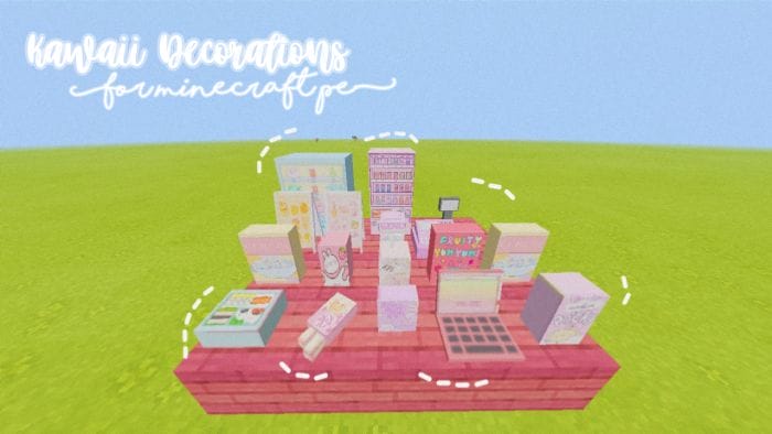 10 Cute Minecraft Mods That Will Brighten Up Your Game 8 kawaii decorations addon 2