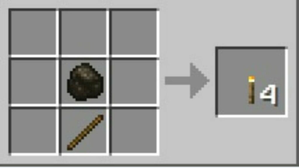 Minecraft Make a Torch