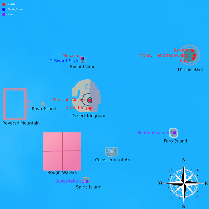GPO Map: All Islands & Locations (December 2023)