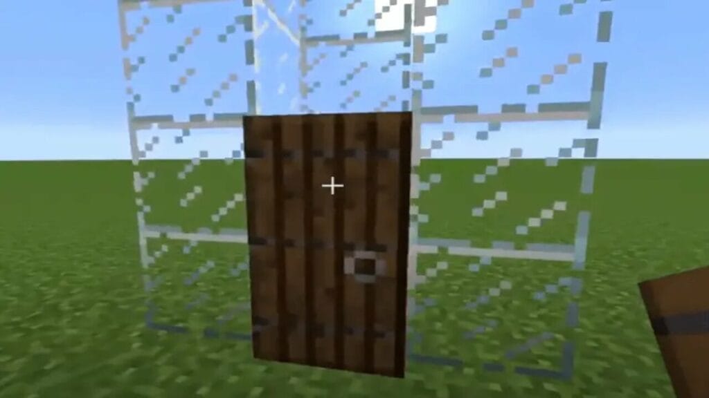 How To Make A Water Elevator In Minecraft 2023 - A Complete Guide For Beginners 3 Place the Wooden Door