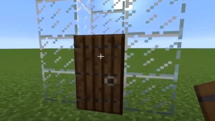 Place the Wooden Door