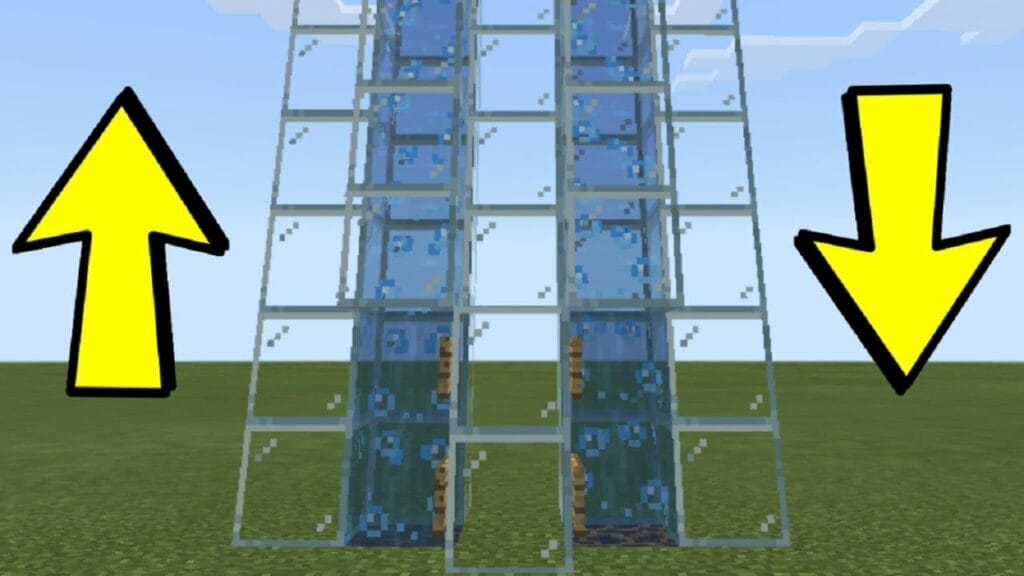 How To Make A Water Elevator In Minecraft 2023 - A Complete Guide For Beginners 6 Determine Elevator's Direction