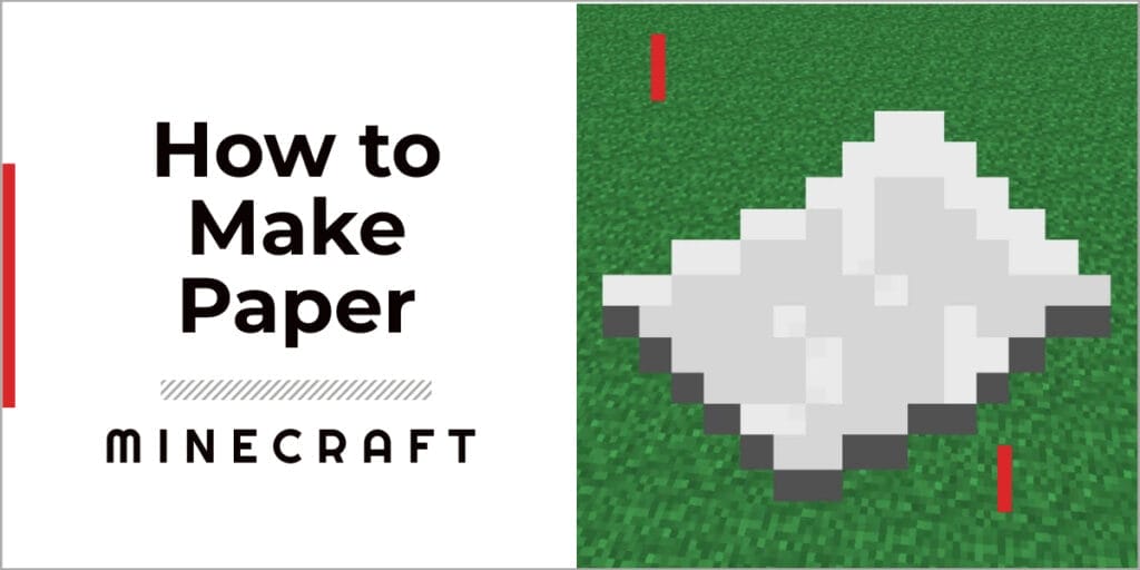 How To Make Paper In Minecraft