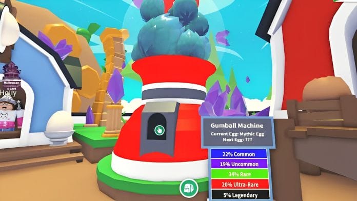 Gumball Machine for Buying Eggs in Adopt Me 