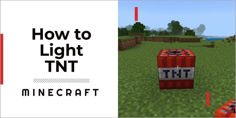 How To Light TNT In Minecraft And Make It Explode | GameGrinds