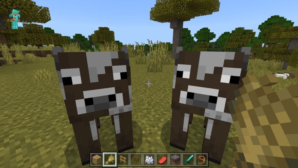 What Do Cows Eat In Minecraft? 2 Wheat