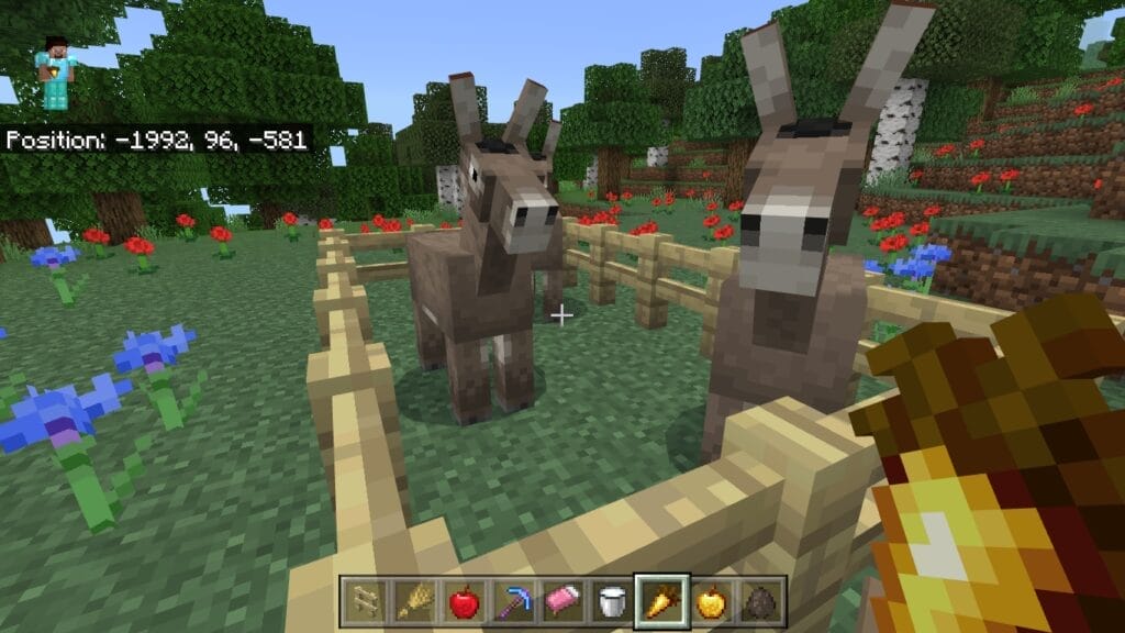 What Do Donkeys Eat In Minecraft? 6 How to Breed Donkeys in Minecraft