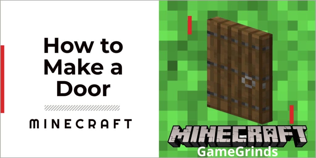 How To Make A Door In Minecraft - For Entry Players 2 How to Make A Door in Minecraft