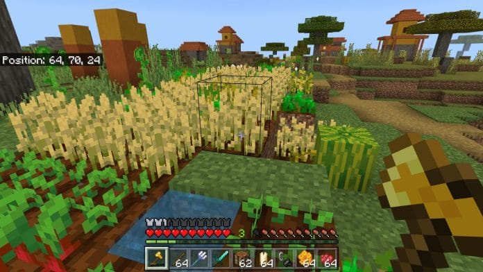 How To Make Bread In Minecraft - Crafting Carbohydrates 3 Step 1: Collect Wheat
