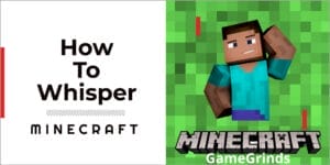 how to whisper in minecraft