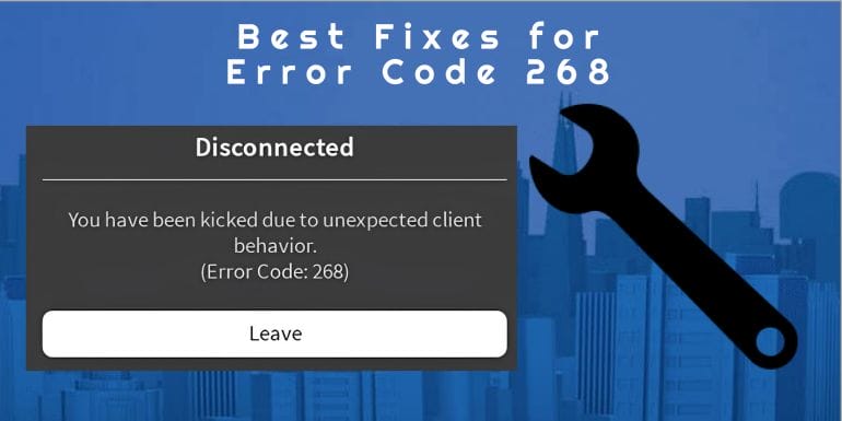 best fixes for error code 268