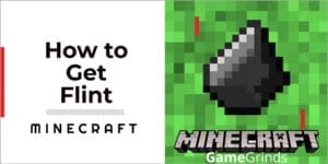 How to get flint in minecraft