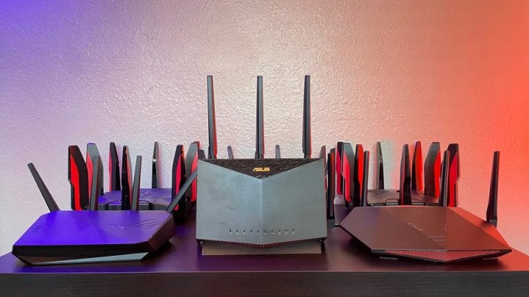 line up of the best budget routers for gaming