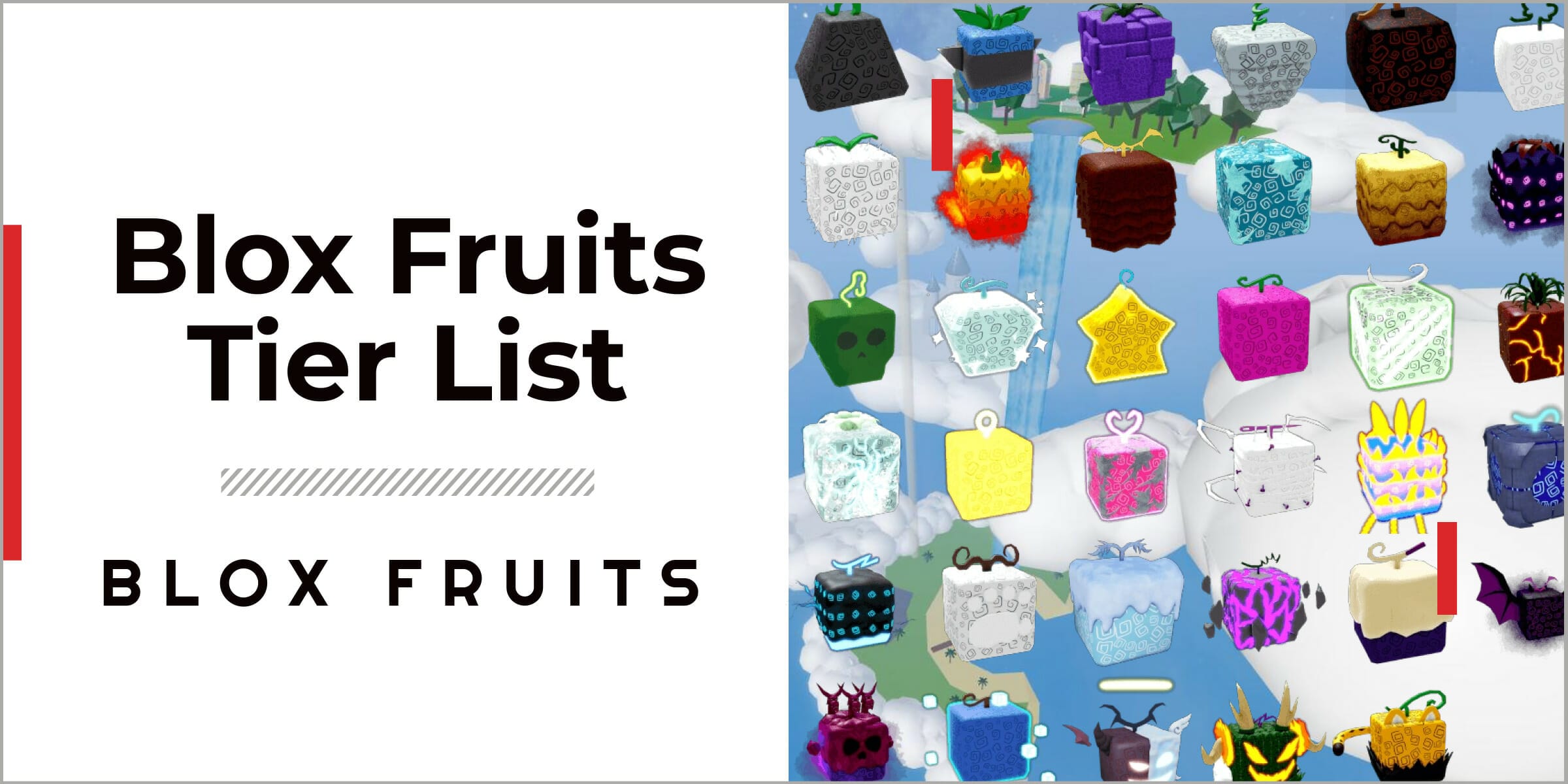 Roblox Pixel Piece: Tier List das melhores frutas dezembro 2023 - Alucare