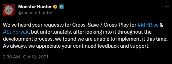 Monster Hunter developers