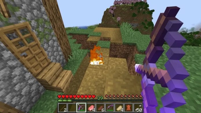Best Minecraft Bow Enchantments - flame