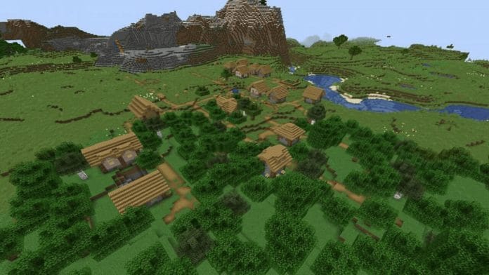 10 Best Minecraft Village Seeds - Magnificent Spawning Points 6 Flower Forest Village