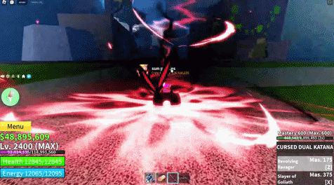 Cursed Dual Katana: Revolving Ravager