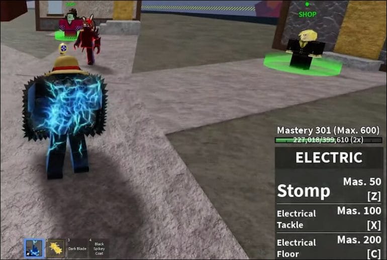 Electric Claw in Blox Fruits - Get 400 Mastery on Electric