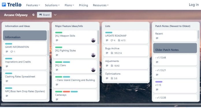 Arcane Odyssey Trello Link and Resource Guide 2 What Is Arcane Odyssey Trello?