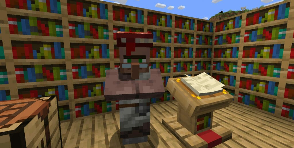 How to Get Silk Touch in Minecraft - Find a Librarian Villager
