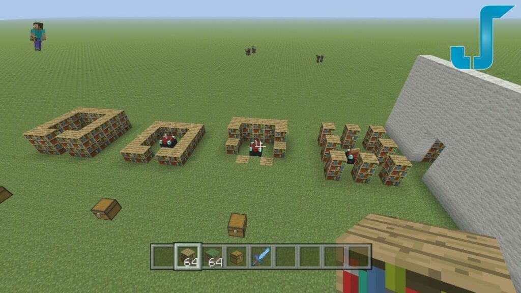 How to Get Silk Touch in Minecraft - Craft and Place Bookshelves