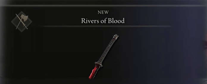 rivers of blood katana when acquired