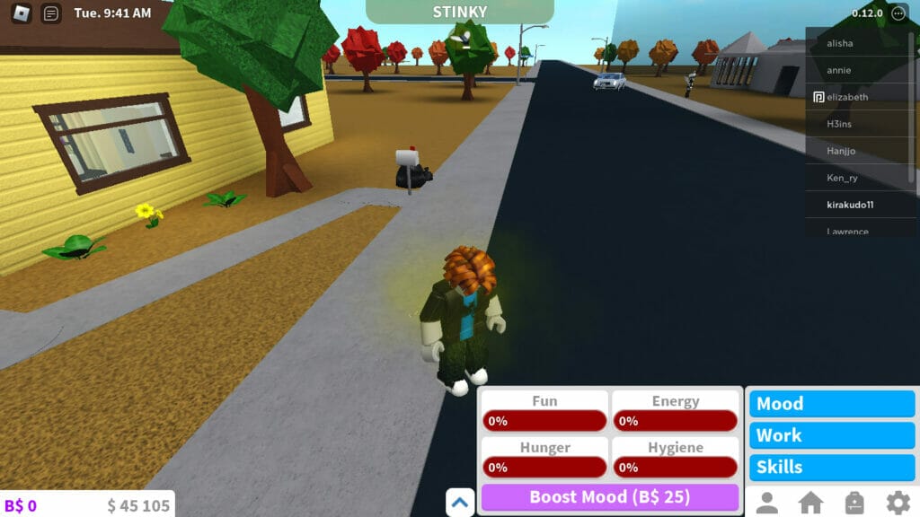 Welcome to Bloxburg Keyboard Controls and How to Play - Beginner’s Guide 4 low mood meter roblox bloxburg