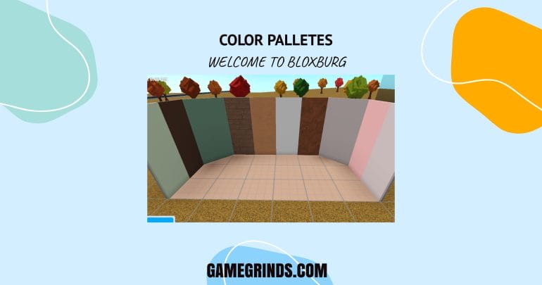 Bloxburg color palettes