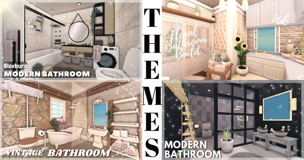 Bloxburg bathroom ideas - Theme