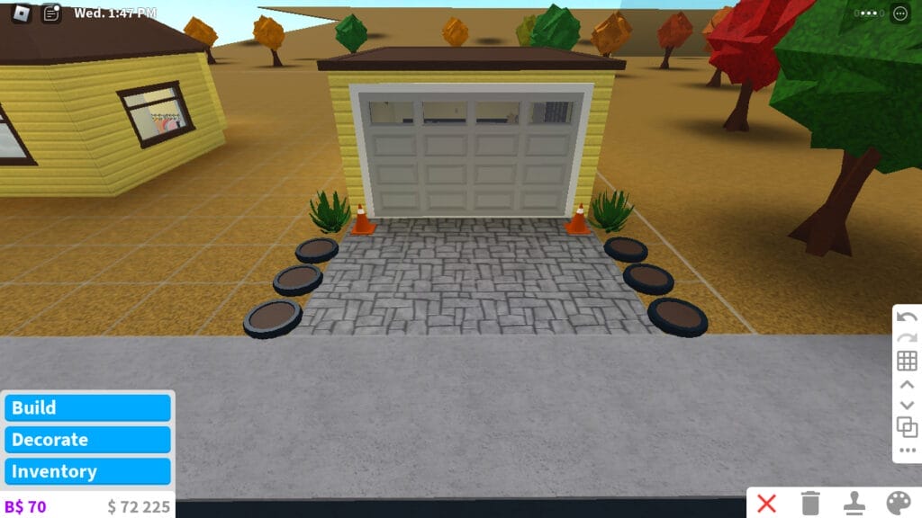How to Build a Perfect BloxBurg Garage - exterior harmony