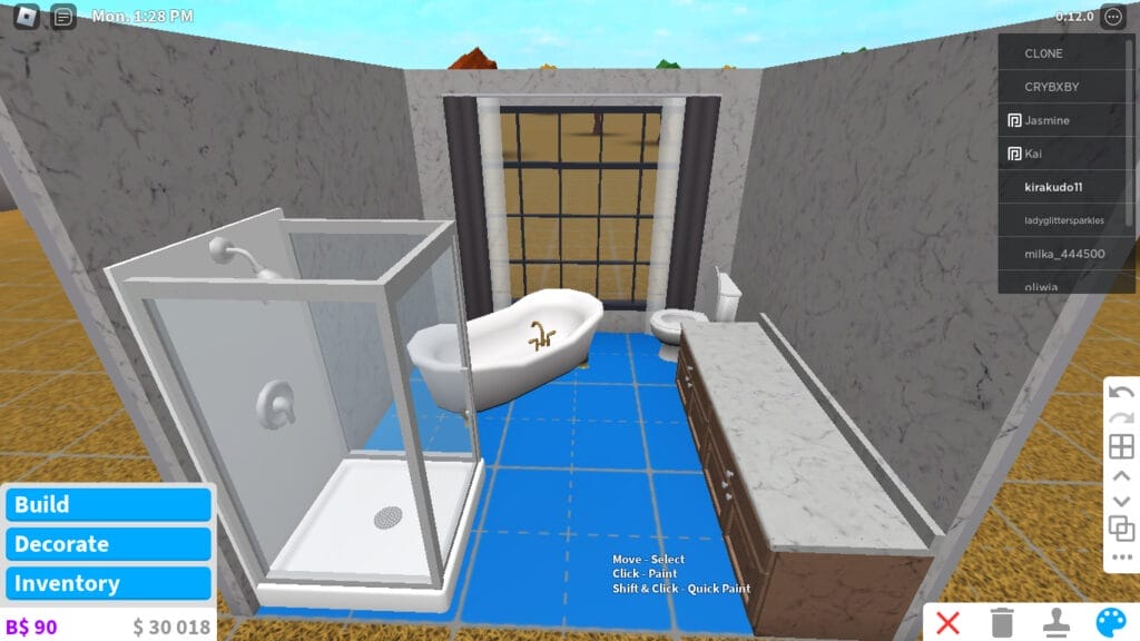 Bloxburg bathroom ideas - Bathroom Layout
