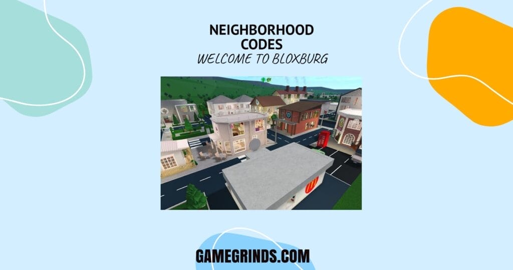 Bloxburg neighborhood codes