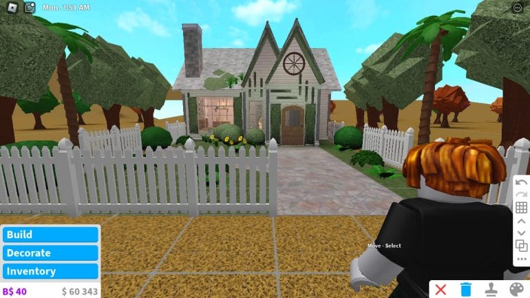 bloxburg cottage - Exterior and Landscaping