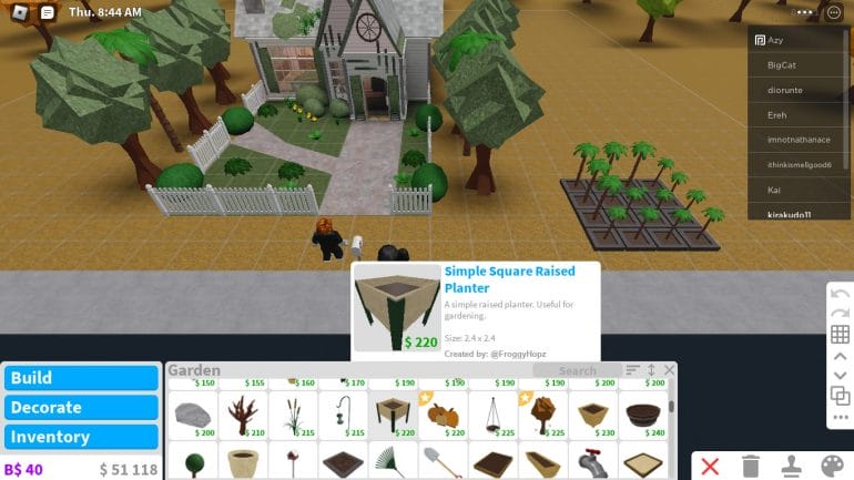 How to Level up Gardening Skill in Bloxburg - taking care of plants regularly