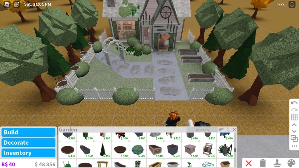 7 Bloxburg Garden Ideas - Get Graceful Greenery 6 Bloxburg Garden Ideas - Tip #5: Charm With Decorations