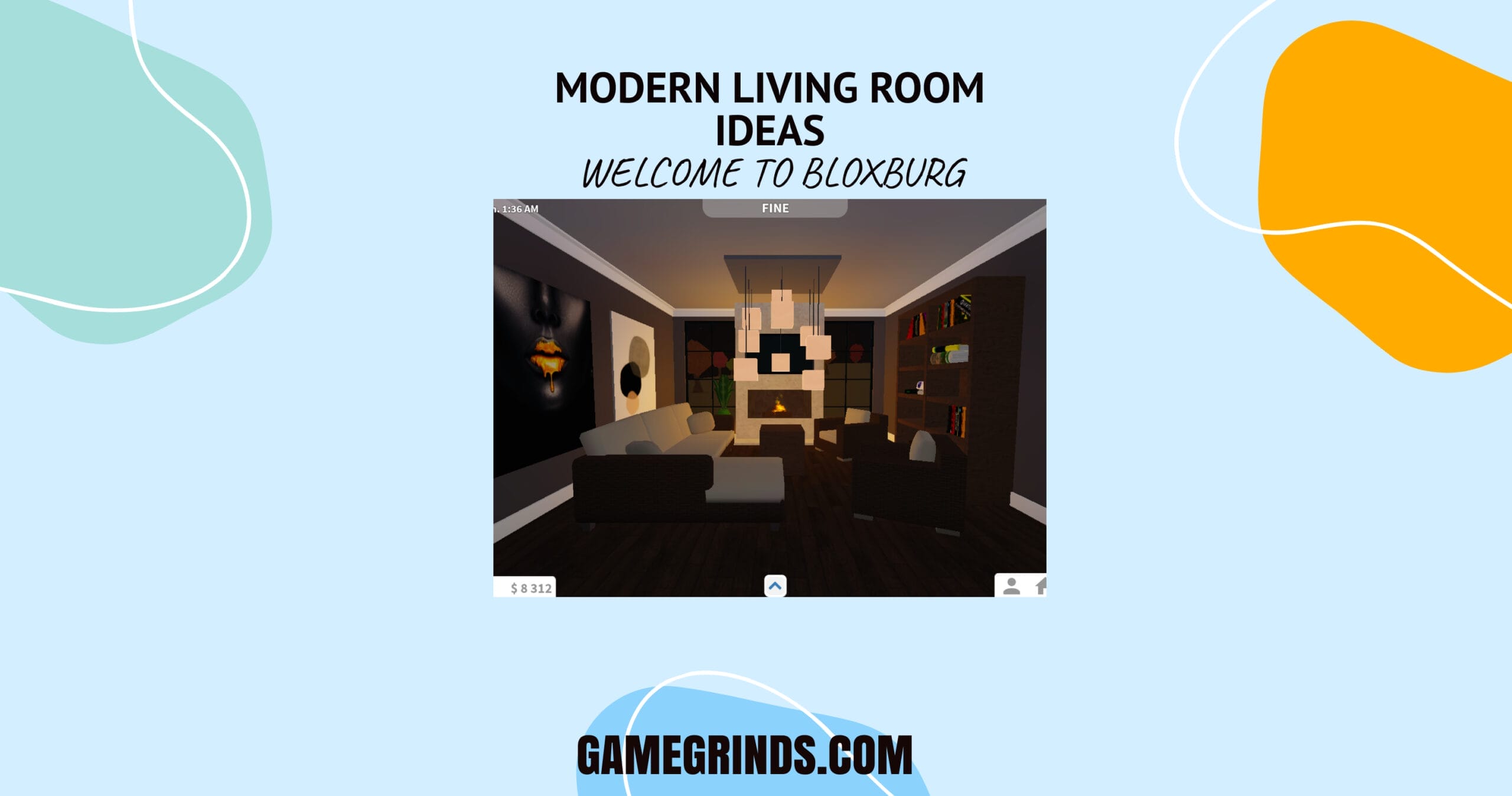 5 Best Bloxburg Modern Living Room Ideas: Elegant Designs | GameGrinds
