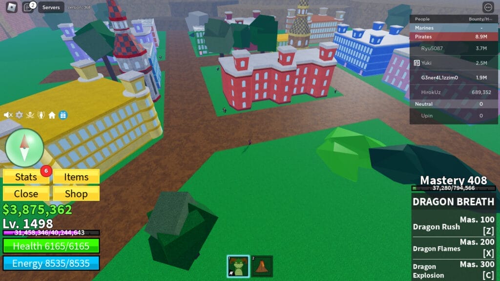 swan pirates location blox fruits