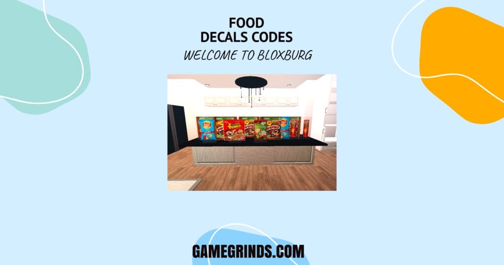 Bloxburg Food Decals