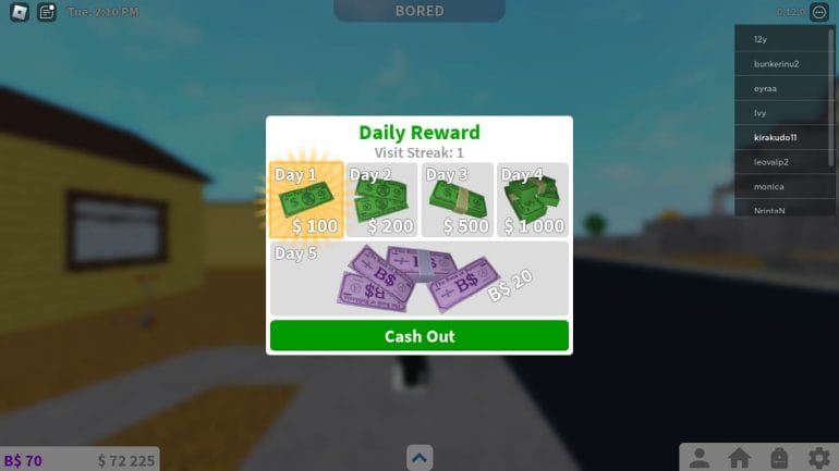 How to Make Money Without Working in Bloxburg - Daily Login