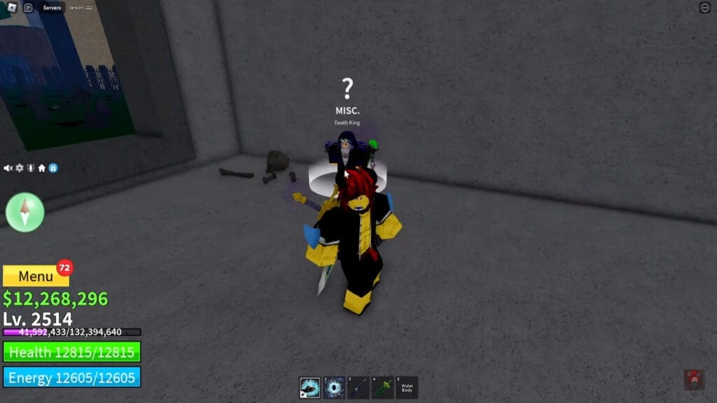 Death King Blox Fruits Location 3 - Haunted Castle Third Sea