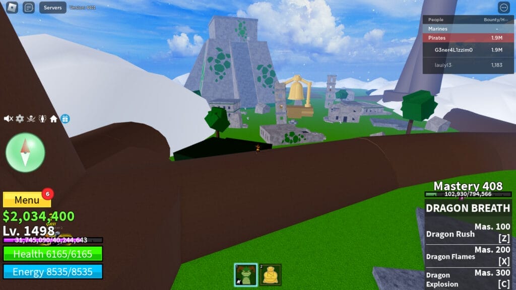 upper skylands blox fruits