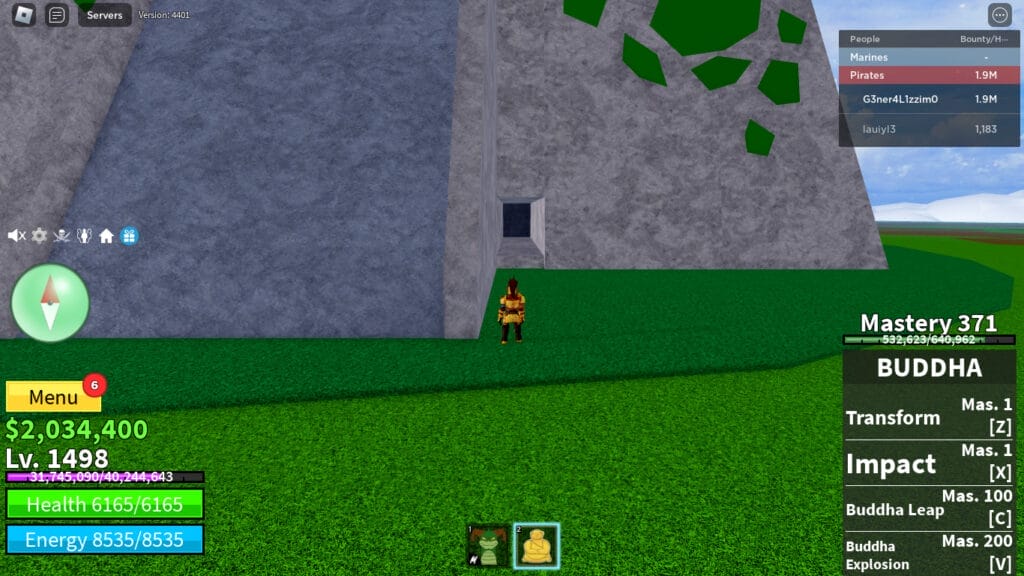 secret room entrance upper skylands blox fruits