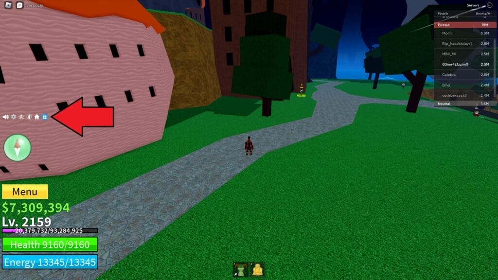 Blox Fruits Codes (July 2024) - Roblox Free EXP Boosts and Money 3 How to Redeem Blox Fruits Codes - Gift Icon on the Menu